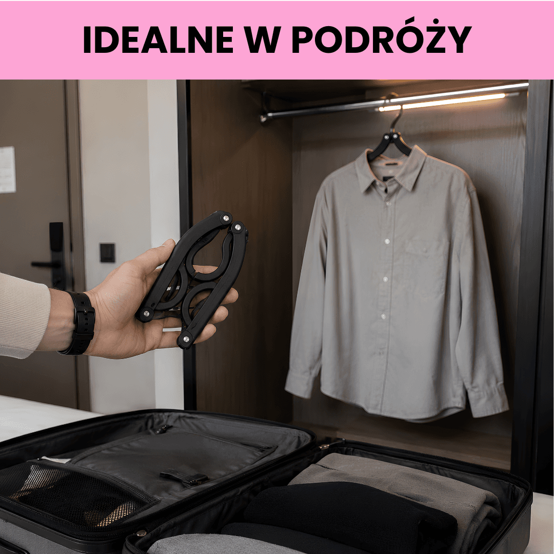 SmartHanger - składany wieszak na odzież